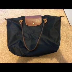 Longchamp LePliage Black Large  Nylon Tote